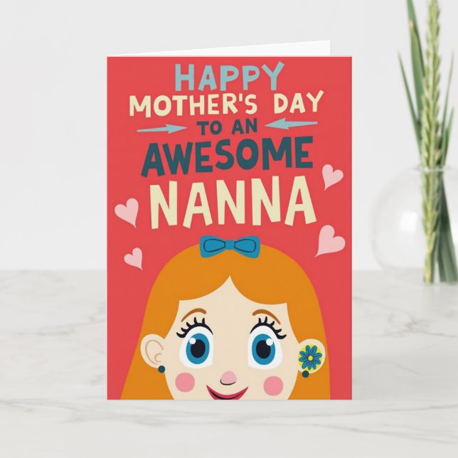 Radiant Mothers Day Smile Card (Front)