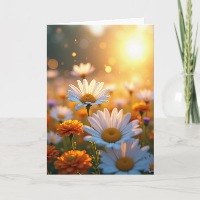 Radiant Mothers Day Sunset Card (Front)