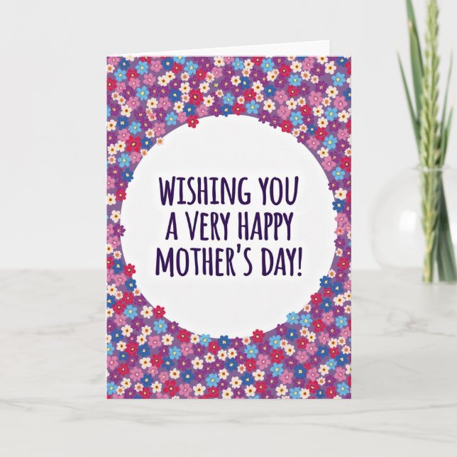 Radiant Mothers Day Wish Card (Front)