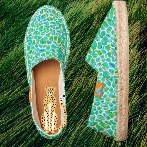 Radiant Neon Green Cheetah Animal Leopard Shoes