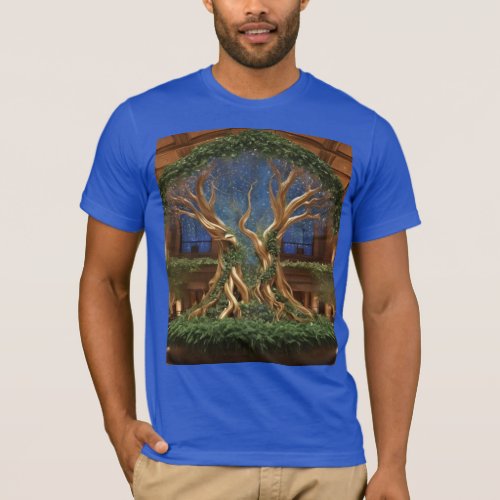 Radiant Oasis A Symbol of Prosperity and Growth T_Shirt