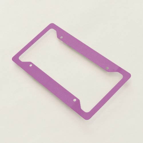 Radiant orchid hex code B163A3  License Plate Frame