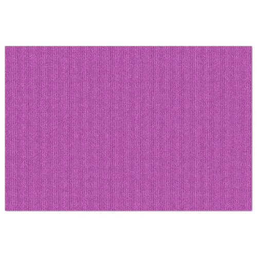 Radiant Orchid Knit Stockinette Stitch Pattern Tissue Paper