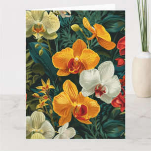 Radiant Orchid Trio Birthday Card