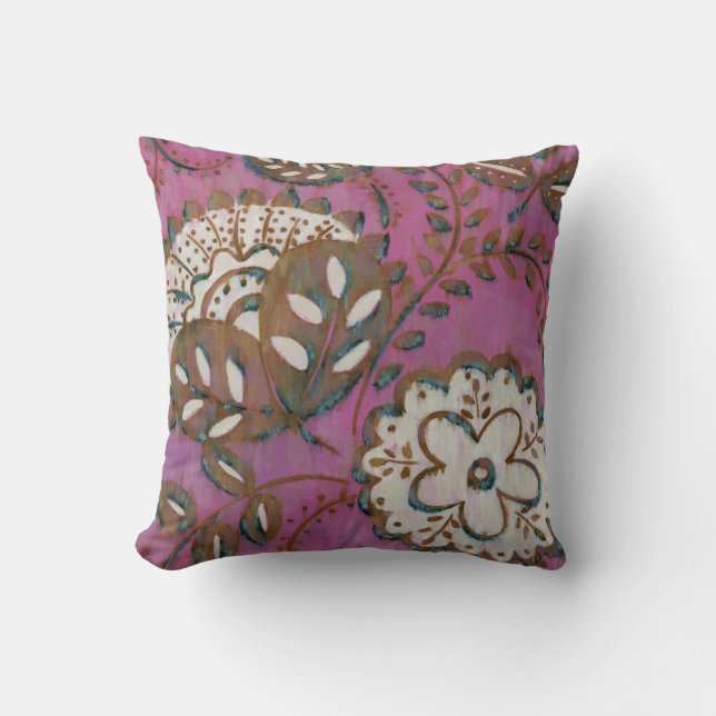 Radiant Ornament I Throw Pillow (Front)