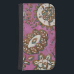 Radiant Ornament II Samsung S4 Wallet Case<br><div class="desc">Floral</div>