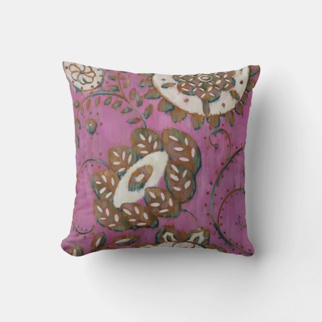 Radiant Ornament II Throw Pillow (Front)