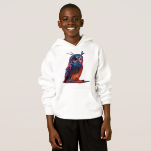 Radiant Owl Hoodie