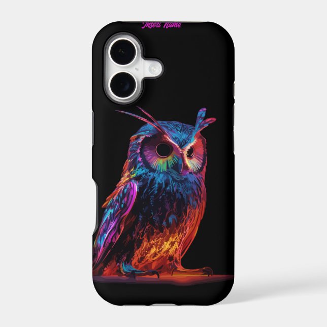 Radiant Owl Iphone Case (Back)