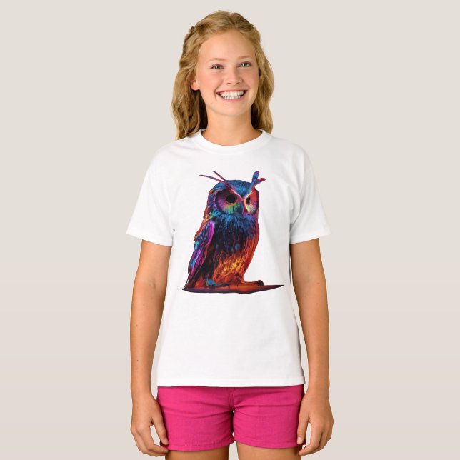 Radiant Owl T-Shirt (Front Full)