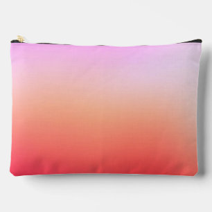 Radiant Pastel Sunset Gradient Accessory Pouch