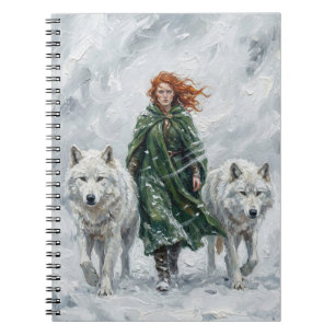 Radiant Peace Dove Lantern Imbolc Snowdrops Art Notebook