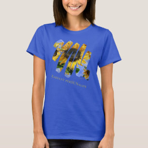 Radiant PerSUNality Sunflower Apparel Watercolor T-Shirt