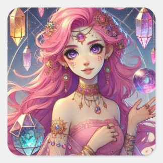 Radiant Pink Dream Aura Sticker Sheet