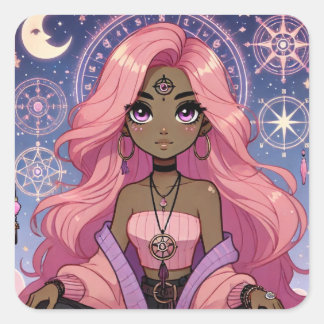 Radiant Pink Dream Aura Sticker Sheet