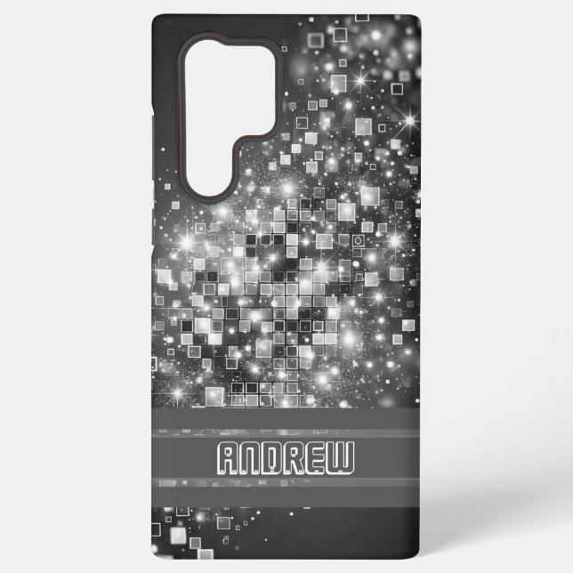 Radiant Pixel Bokeh Samsung Galaxy Case (Back)