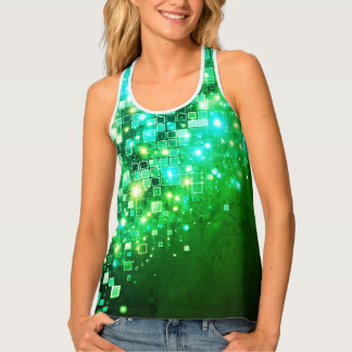 Radiant Pixel Bokeh Tank Top
