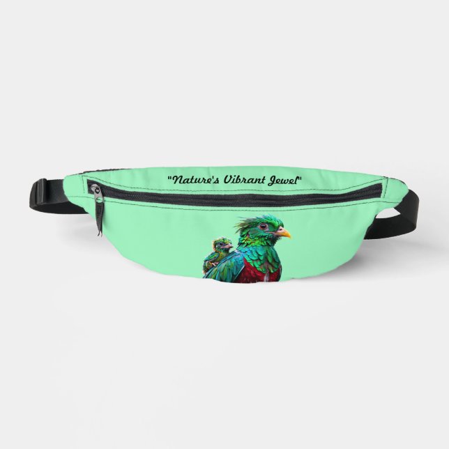 "Radiant Quetzal" Fanny Pack (Front)