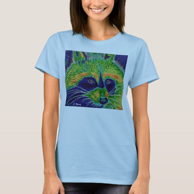 Radiant Raccoon T-Shirt (Front)