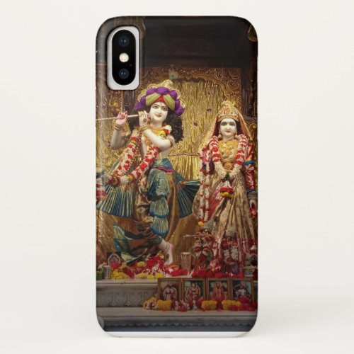 Radiant Radhe Krishna Divine Images of Love and D iPhone X Case