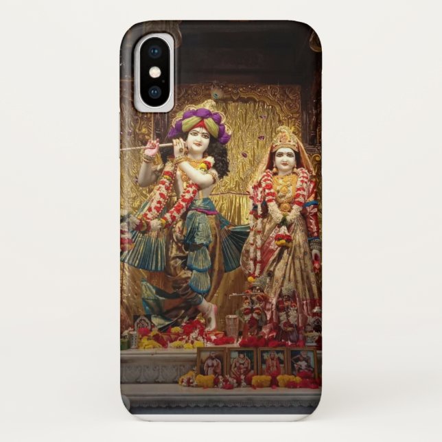 Radiant Radhe Krishna: Divine Images of Love and D Case-Mate iPhone Case (Back)
