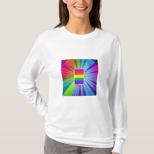 Radiant Rainbows Celebrating Diversity  Joy T_Shirt