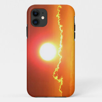 Radiant Red and Gold Hawaiian Sunset iPhone 11 Case