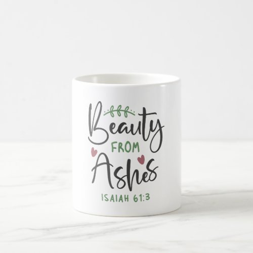 Radiant Redemption _ Isaiah 613 Christian Design Coffee Mug