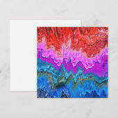 "Radiant Reflection" Colourful Abstract Art  (Front/Back)