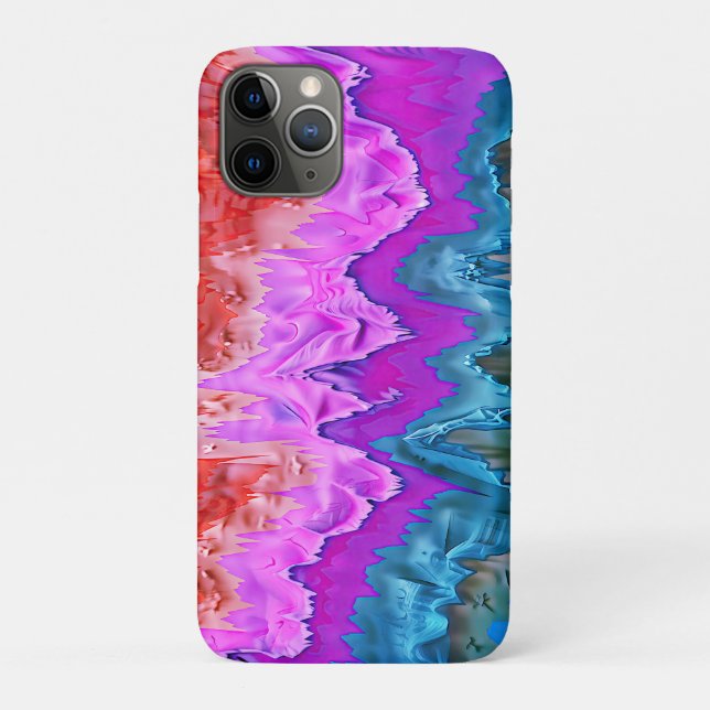 "Radiant Reflection" Colourful Abstract Art  Case-Mate iPhone Case (Back)
