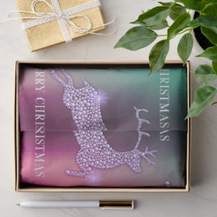 Radiant Reindeer Christmas  Tissue Paper