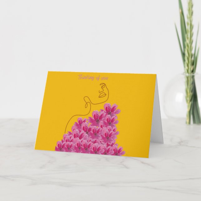 Radiant Remembrances: Hope this Brightens Your Day Thank You Card (Front)