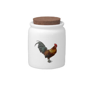 Radiant Rooster Candy Jar