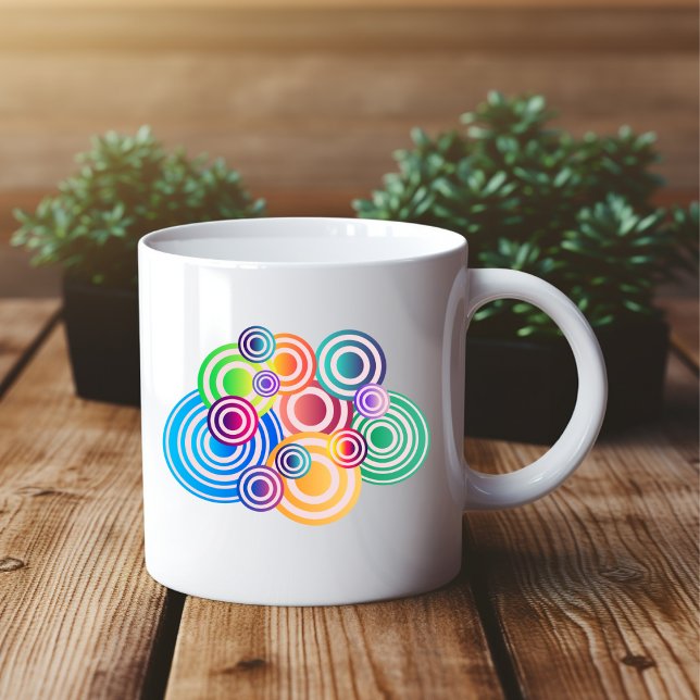 Radiant Rounds: Circle Color Mug (Creator Uploaded)