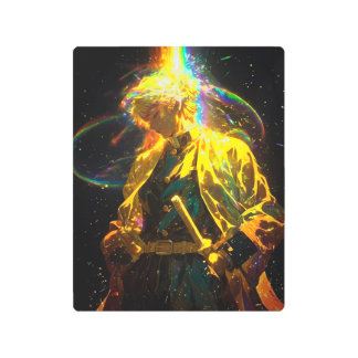 "Radiant Samurai" Metal Print