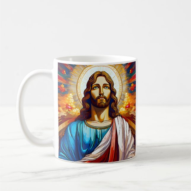 Radiant Savior Art Coffee Mug (Left)