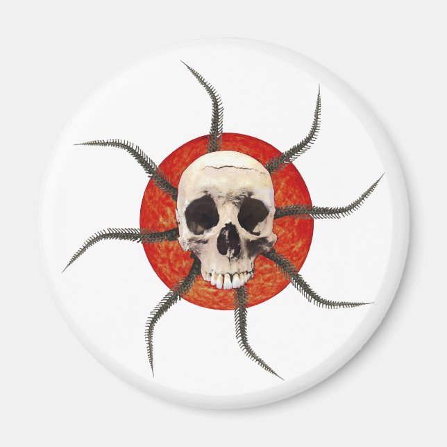 Radiant Skulls Forever Magnet (Front)