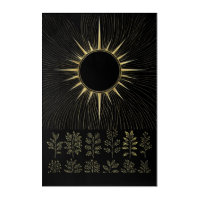 Radiant Solar Filament Acrylic Wall Art