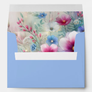 Radiant Sparkling Spring Blooms Envelope