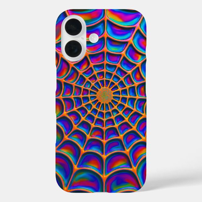 Radiant Spiral Web Abstract Case-Mate iPhone Case (Back)