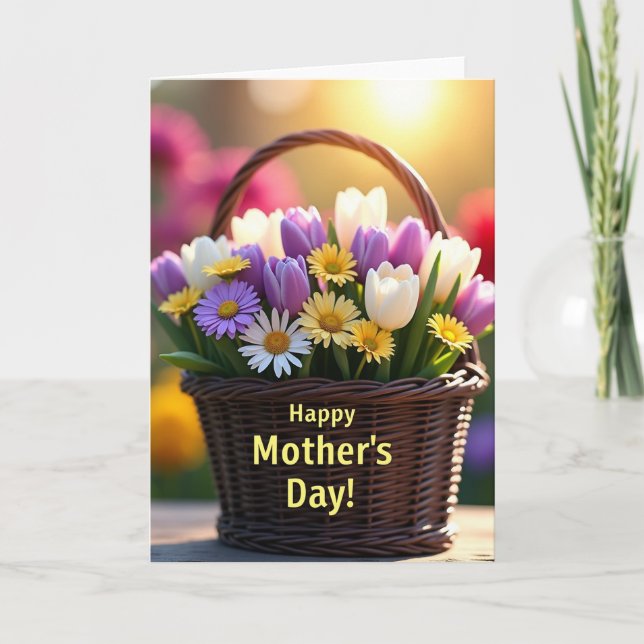 Radiant Spring Mothers Day Card (Front)