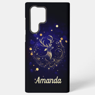 Radiant Stag in Gold Samsung Galaxy S22 Ultra Case