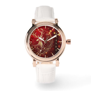 Radiant Stag in Gold Watch