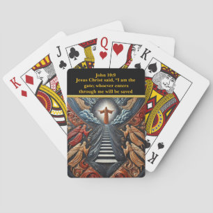 Radiant Stairway to Salvation Poker Cards