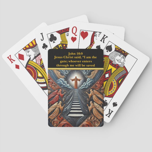 Radiant Stairway to Salvation Poker Cards (Back)