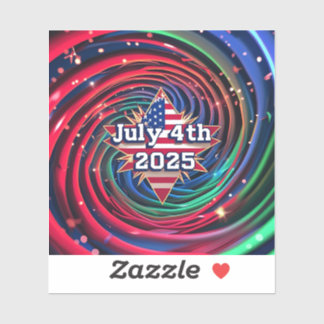 Radiant Star Independence Sticker