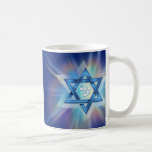 Radiant Star of David Coffee Mug