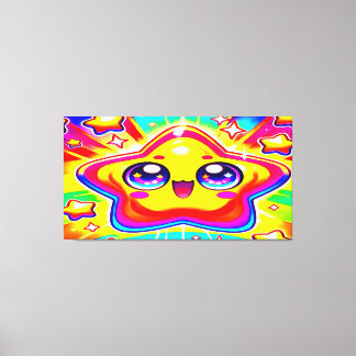 "Radiant Starburst Joy Wall Art" Canvas Print