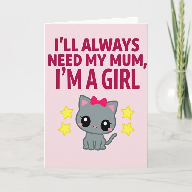 Radiant Stars Mothers Day Card (Front)