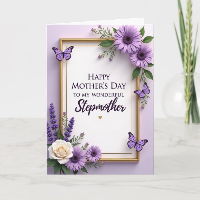 Radiant Stepmothers Day Card (Front)